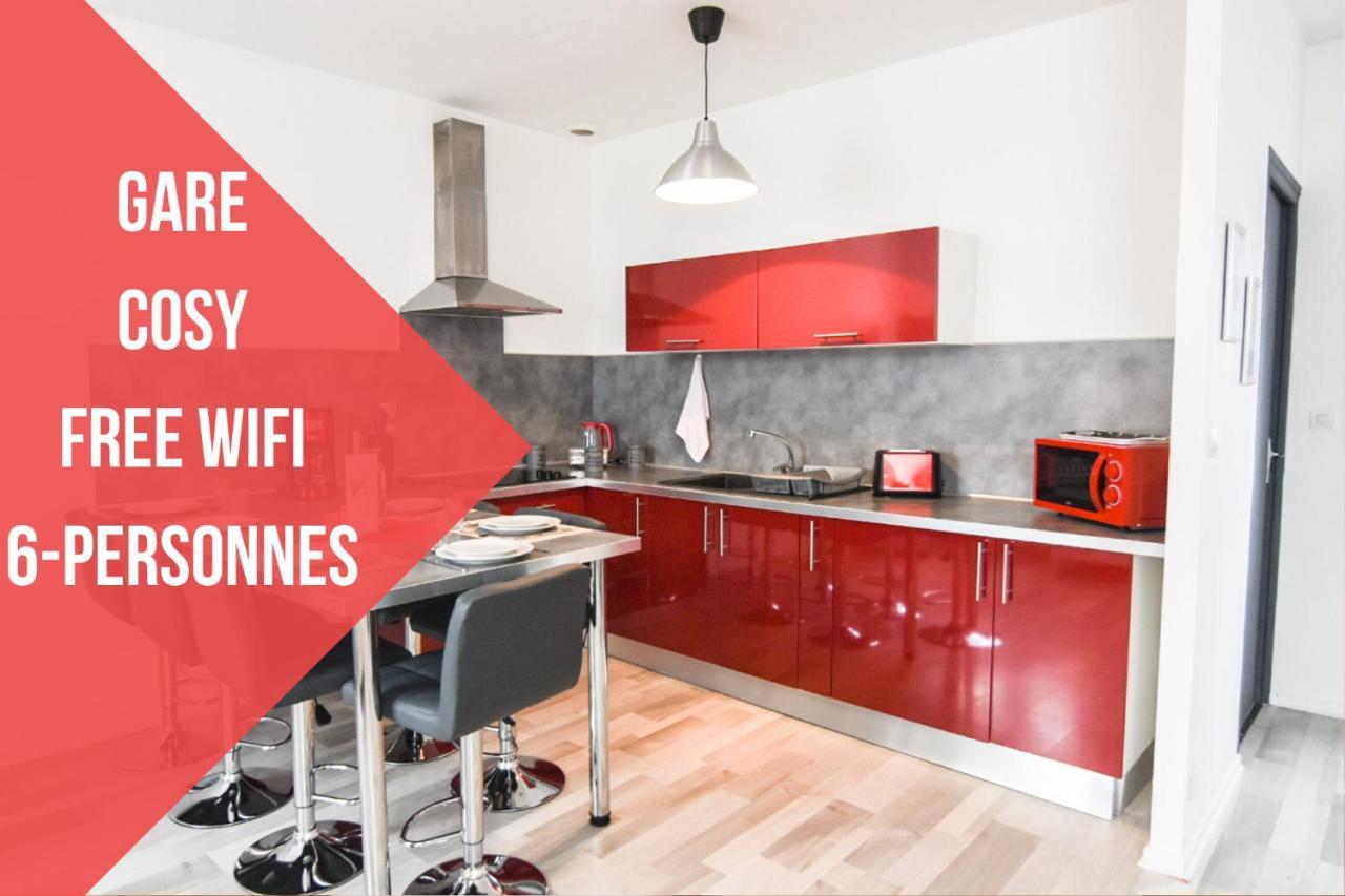 Appartement "Le Terminus " Gare-Cosy-Wifi 6 Personnes 생캉탱 외부 사진